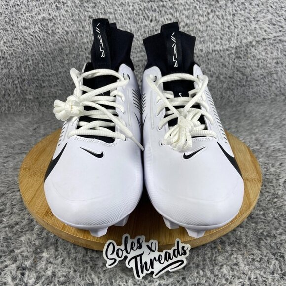 Nike Vapor Edge Pro 360 2 Football White Black Size 12.5 Men FN7759-100